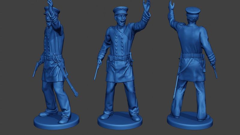 American Naval Officer Warnig Civil War Union ACWUS1