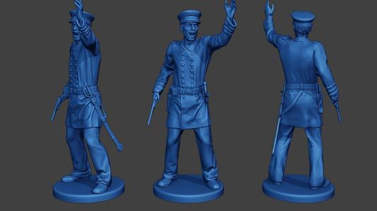 American Naval Officer Warnig Civil War Union ACWUS1