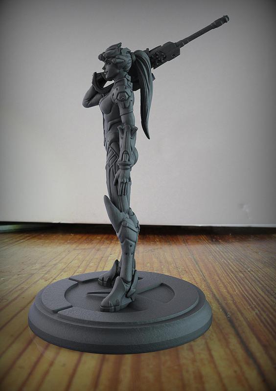 Overwatch - Widowmaker - 75mm Scale Model