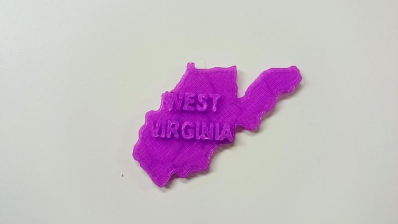 Map of West Virginia