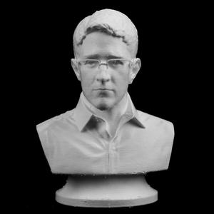 Edward Snowden bust in the NYPD 88th Precinct, New York