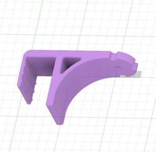 Window hooks for window pictures. Here 16 mm frame width