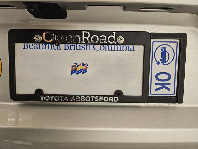 BC EV HOV OK DECAL HOLDER LICENSE PLATE