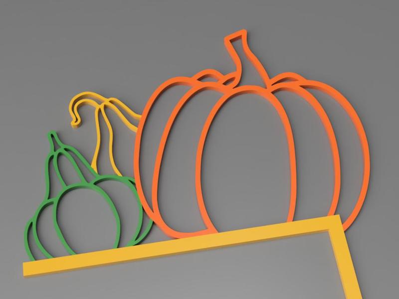 Gourd Door Topper Fall Decoration