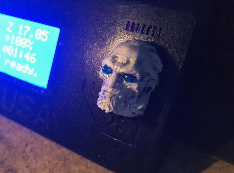 Prusa i3 - Selector Knob - Game of Thrones - White Walker