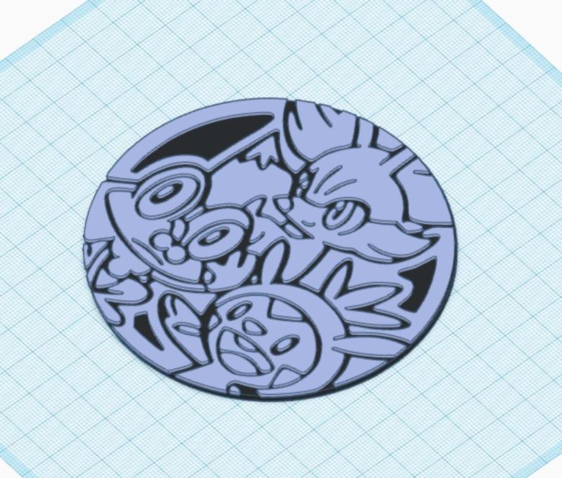 Gen 6 pokemon coin coaster