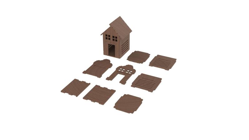 Toy House 3D Puzzle Game