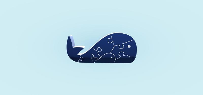 Jigsaw puzzle, whale
