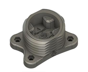 RamjetX Thrustmaster T300 T500 TX TSPC 70mm Hub Adaptor (4 Screw Option for F1 Rims)