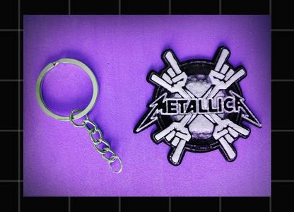 metaliica keychain