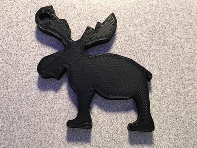 Moose Keychain