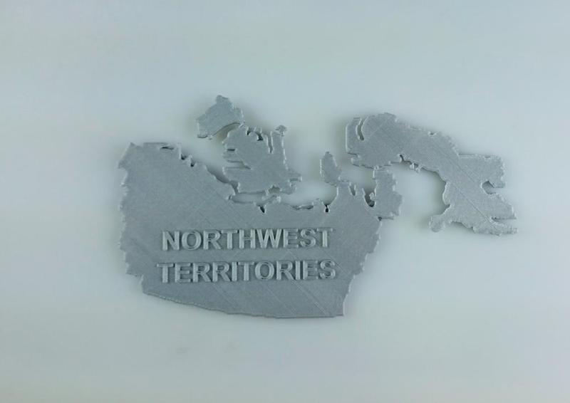 Map of Northwest Territories