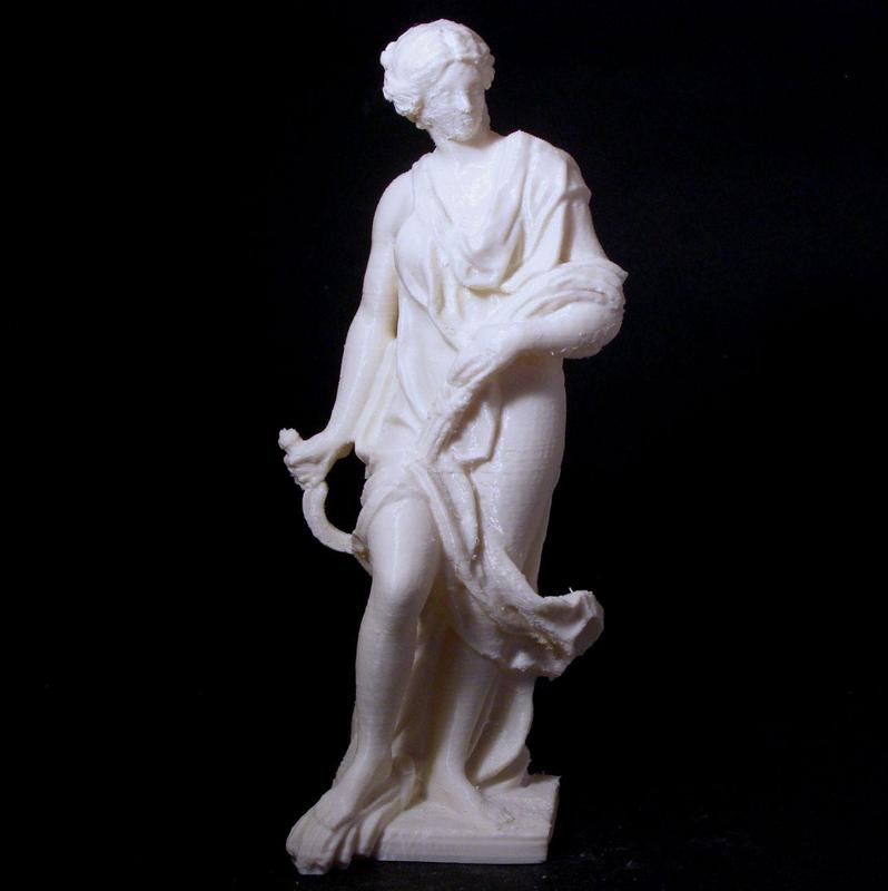 Woman holding a Scythe and Wheat