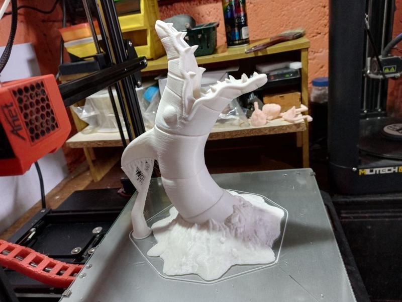 Beetlejuice Sandworm piggy bank and wall hook.