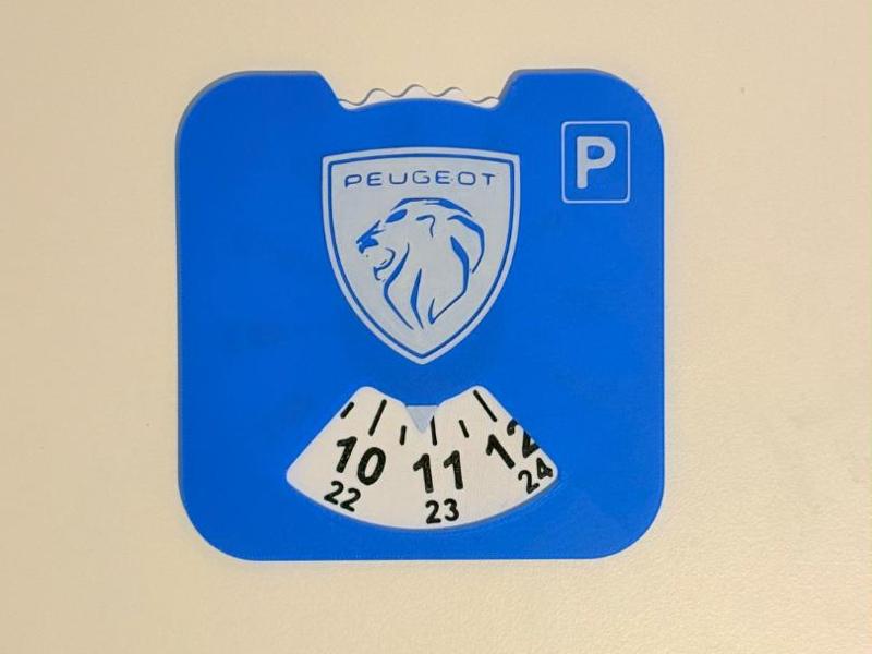 Peugeot Parking disc/clock