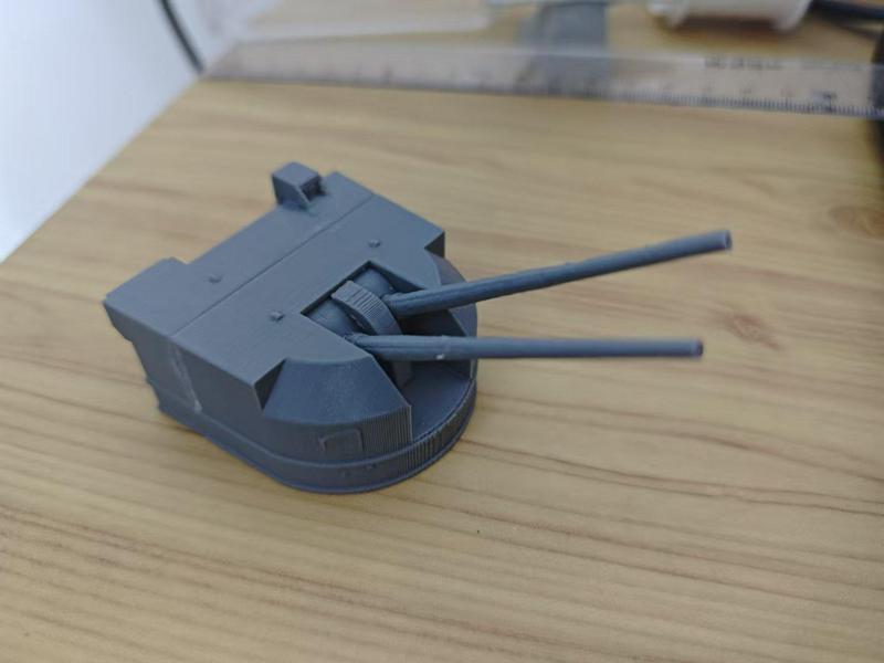 Articulated battleship main gun turret