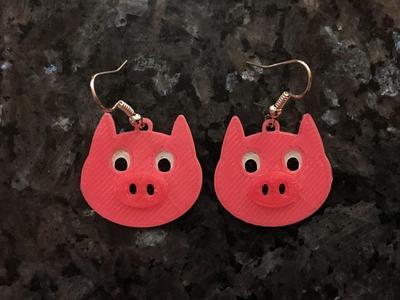 Pig Earrings
