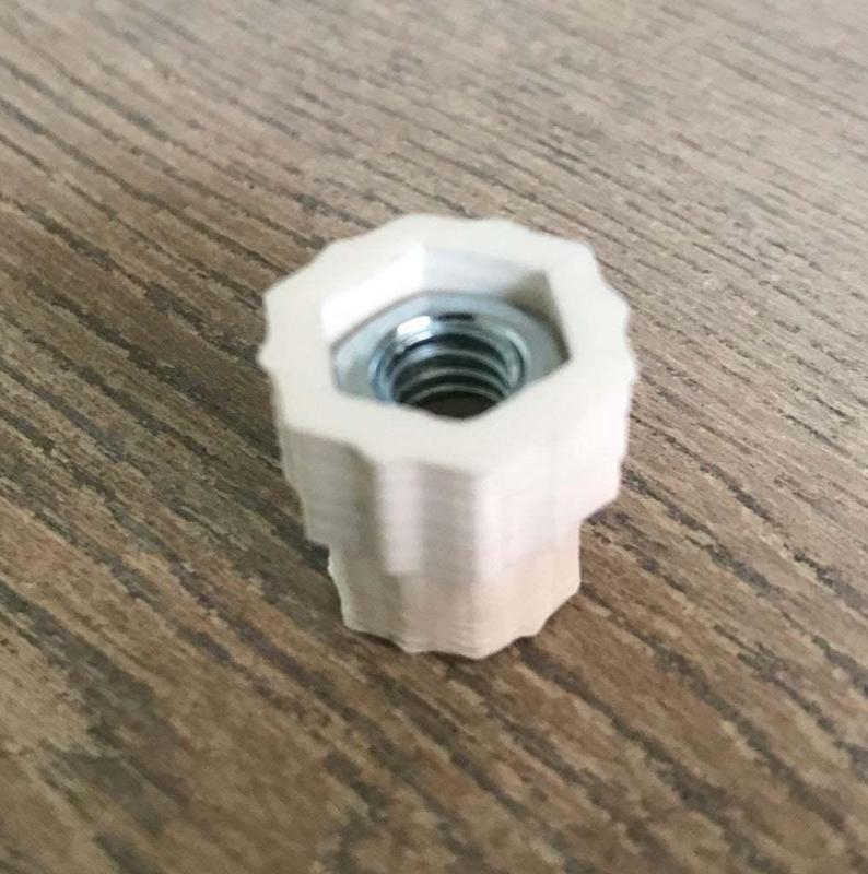 Ecrou moleté, knurled nut 6