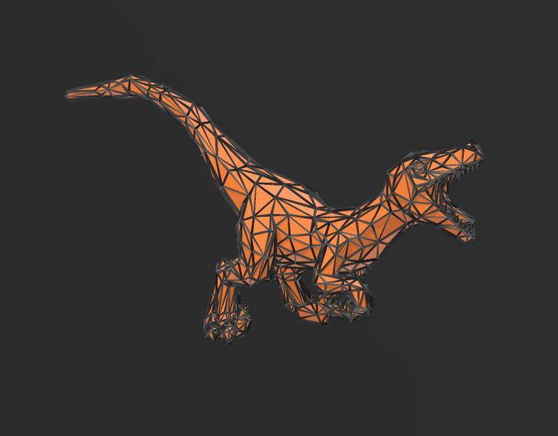 4 Perfect Raptor Dinosaur Models