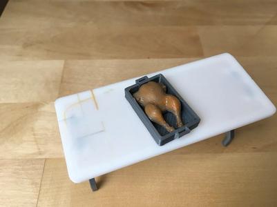 Roast Turkey (1:18 scale)