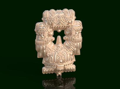 Mexican Sculpture - Coatlicue - New Concept