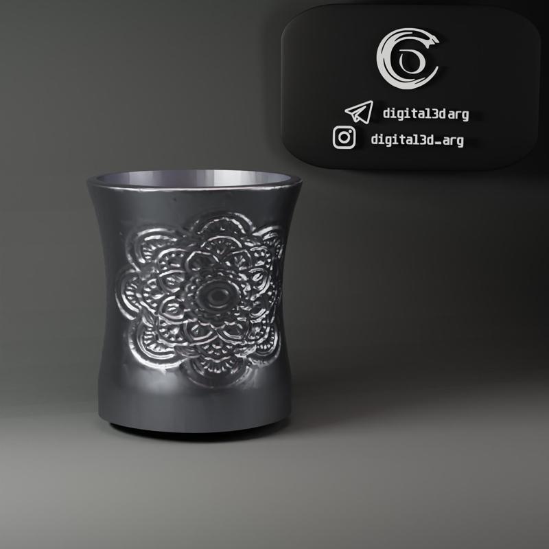 MATTE MANDALA METALLIC STYLE 08