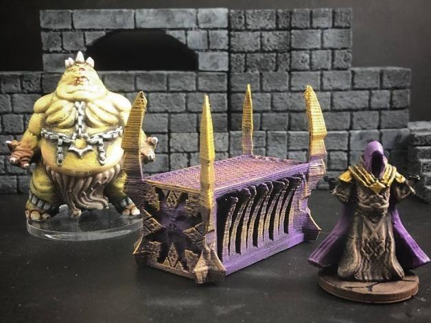 ScatterBlocks: Daemonic Altar (28mm/Heroic scale)