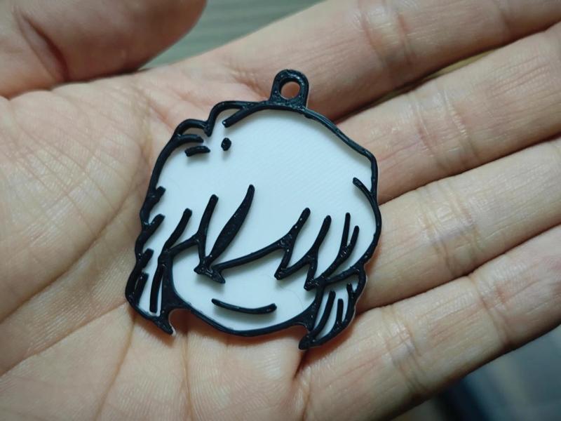 Ai Haibara Logo Keychain