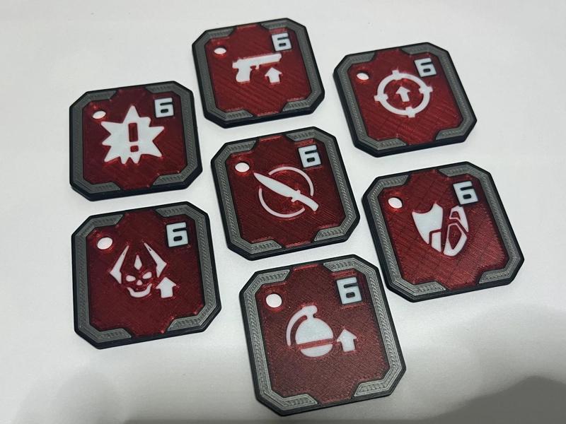 CSOL Tier 6 Accessory Pendant - Red