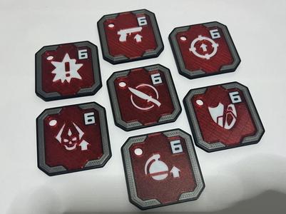 CSOL Tier 6 Accessory Pendant - Red