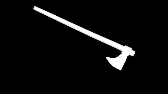 2-Handed War Axe - 3D Model for Printing
