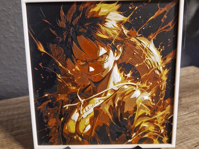 Hueforge - Monkey D. Ruffy