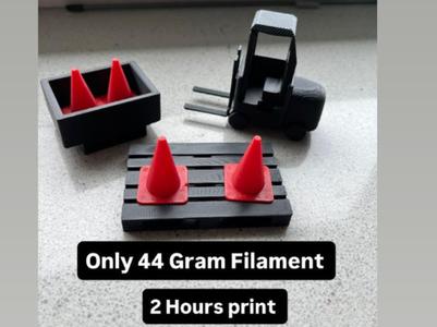 Cybebrick Forklift Europalette Traffic Cones