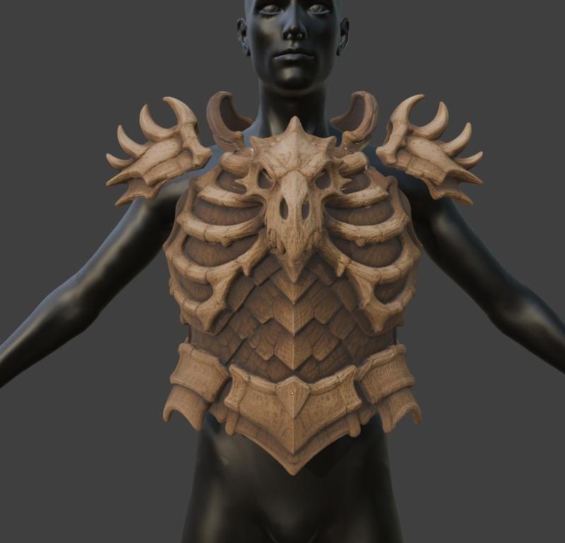 Dragonslayer Chest Armor and Pauldrons