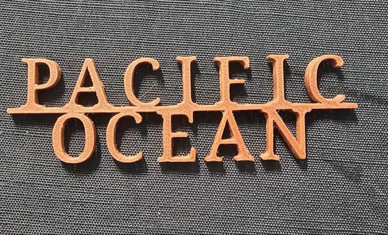Ocean Names - Wall art