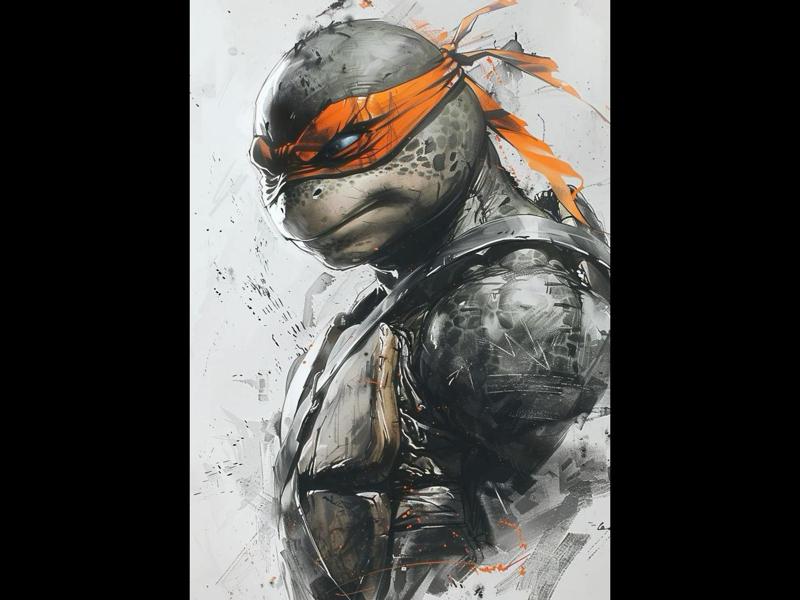 Michelangelo (Teenage Mutant Ninja Turtles) hueforge