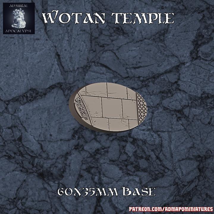 Wotan Temple 60x35mm base (pre-supported)