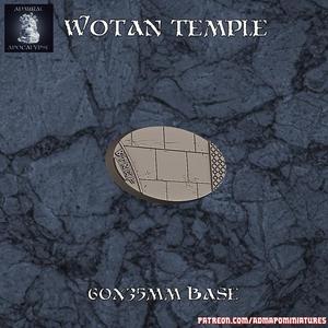 Wotan Temple 60x35mm base (pre-supported)