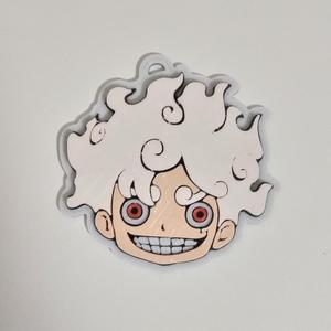 KEYCHAIN LUFFY GEAR 5 FIVE (ONE PIECE) - CHAVEIRO LUFFY GEAR 5 FIVE