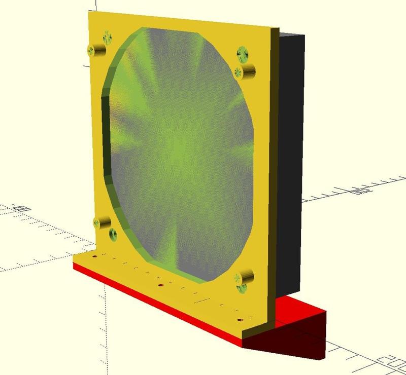 2020 Aluminum DuetWifi Mount w 120 Fan