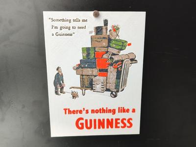 Vintage Guinness advertising poster 03 - Hueforge