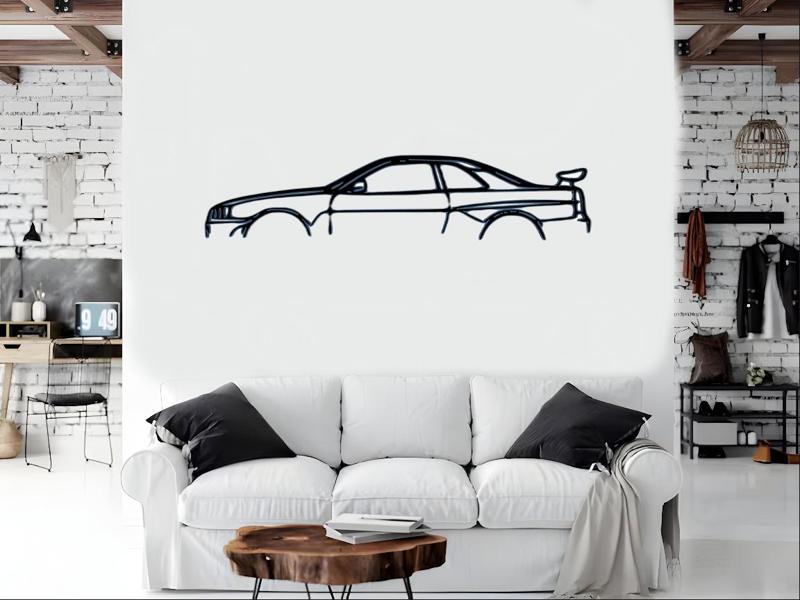 Nissan Skyline GT-R34 Side Silhouette