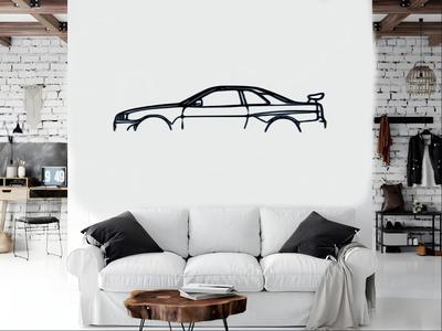 Nissan Skyline GT-R34 Side Silhouette