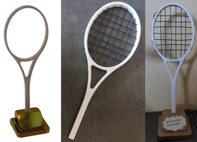 Tennis Racket Trophy
