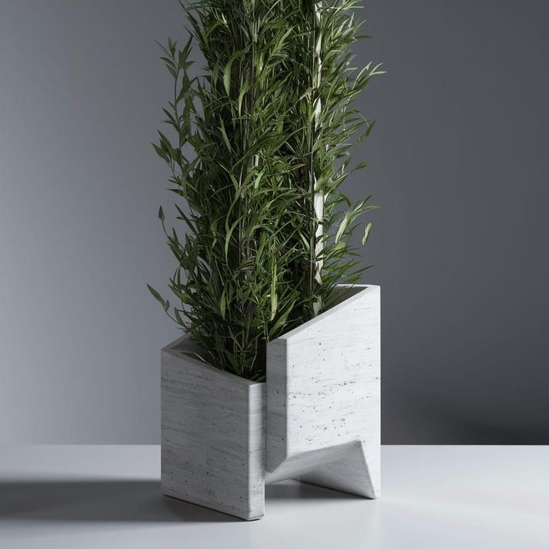 MODERN INDOOR FLOWER POT / MACETA MODERNA PARA INTERIOR / MODERN INDOOR FLOWER POT
