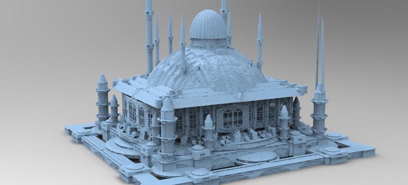 Persian Sci-Fi Palace Cathedral 3