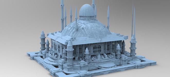 Persian Sci-Fi Palace Cathedral 3