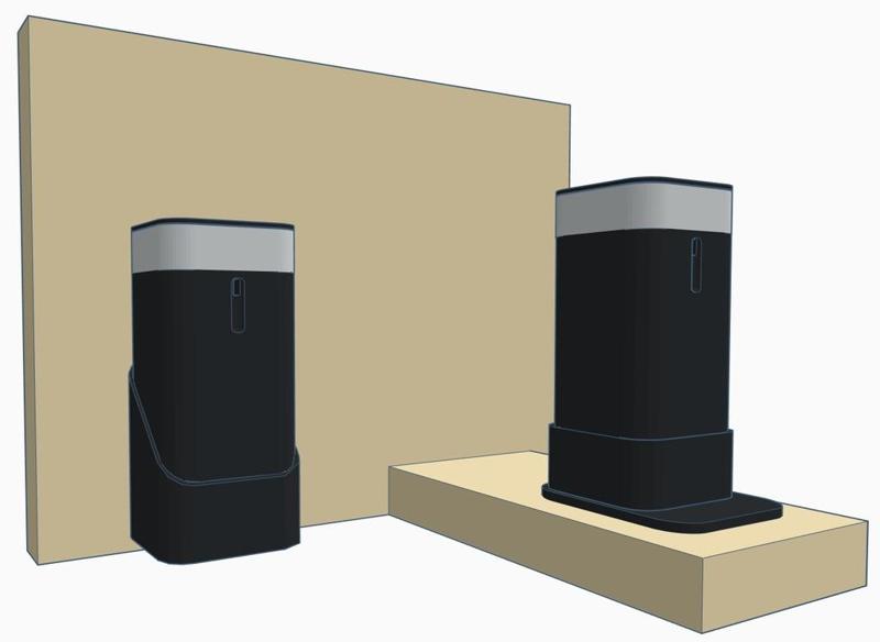 Mounts for iRobot "Virtual Wall" / Lighthouse