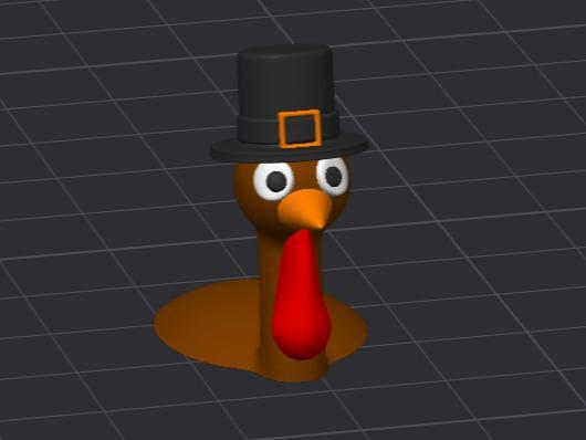 Thanksgiving Turkey Head