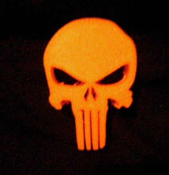 Punisher Skull belt buckle accessory